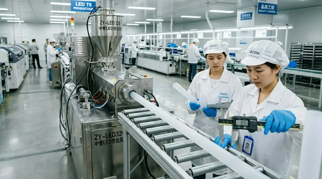 중국의 프리미엄 LED 튜브 하우징 공장: 2026년 글로벌 표준 및 3D 맞춤화를 위한 혁신